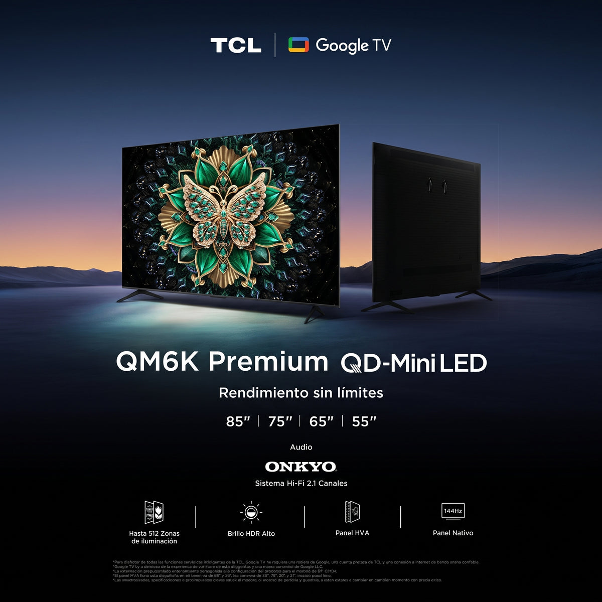 TCL TV QM6K Premium QD-MiniLED TV