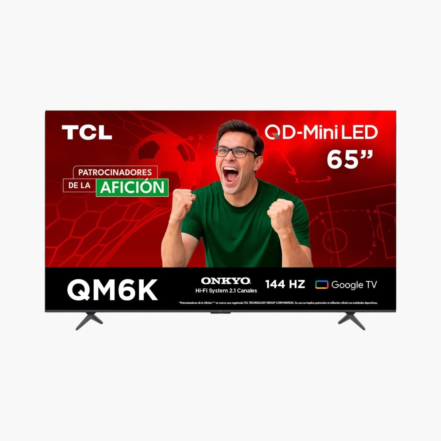 TCL Smart TV Pantalla 98" 98QM6K Google TV QLED - MiniLED 4K Google Assistant | Hands Free Voice Control | Alexa | VisionHDR10+| AiPQ™ | Micro Dimming | NITS1500 | Panel 288 Hz | Dolby Atmos Virtual X