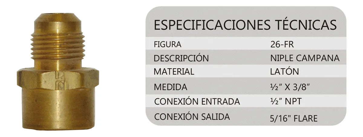 Kit Para Instalar Calentador De Paso Rugo Kit-cp 1/2 X 3/8