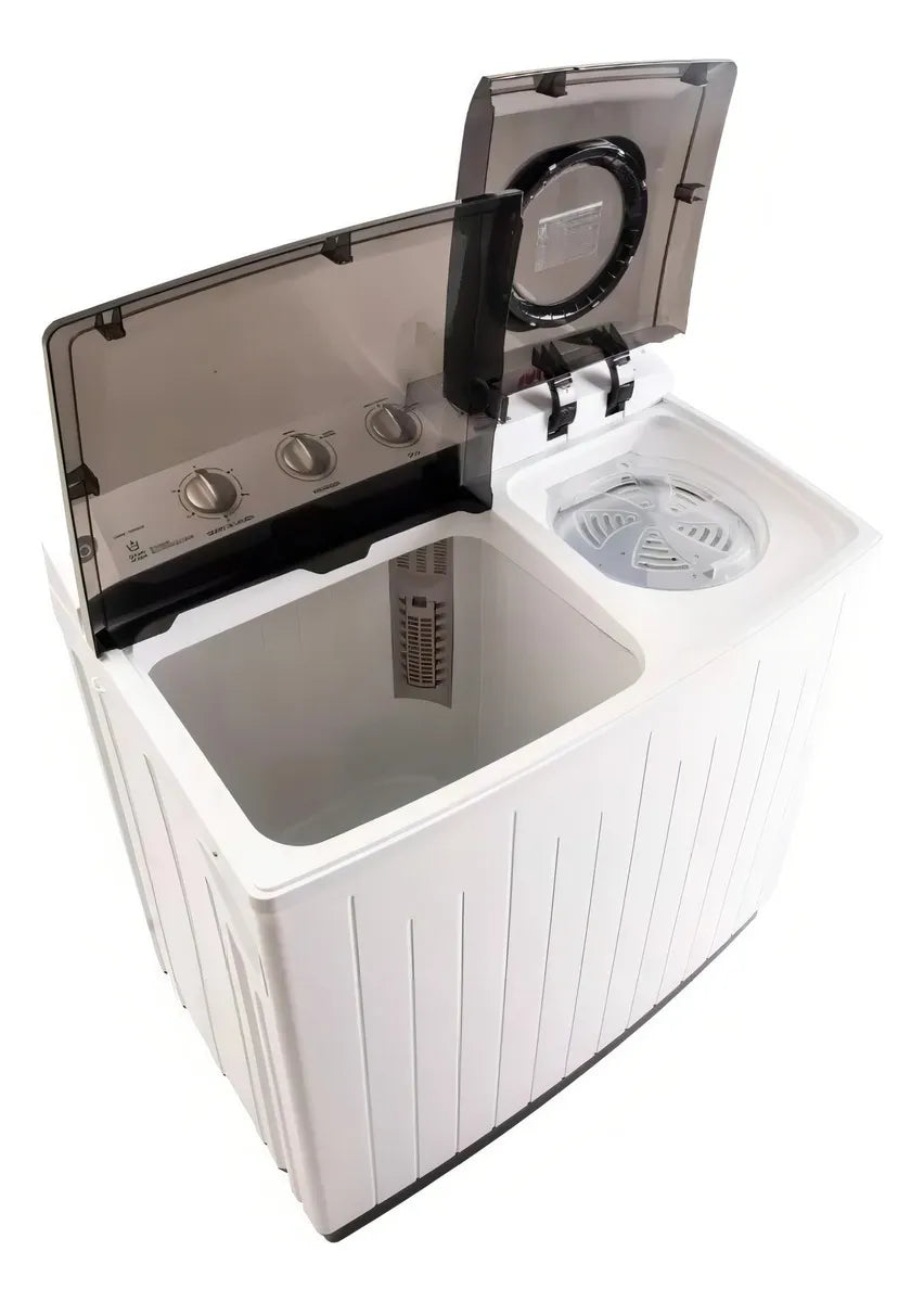 Lavadora Mirage Semiautomática Doble Tina | Lms016m 16 Kg Blanco