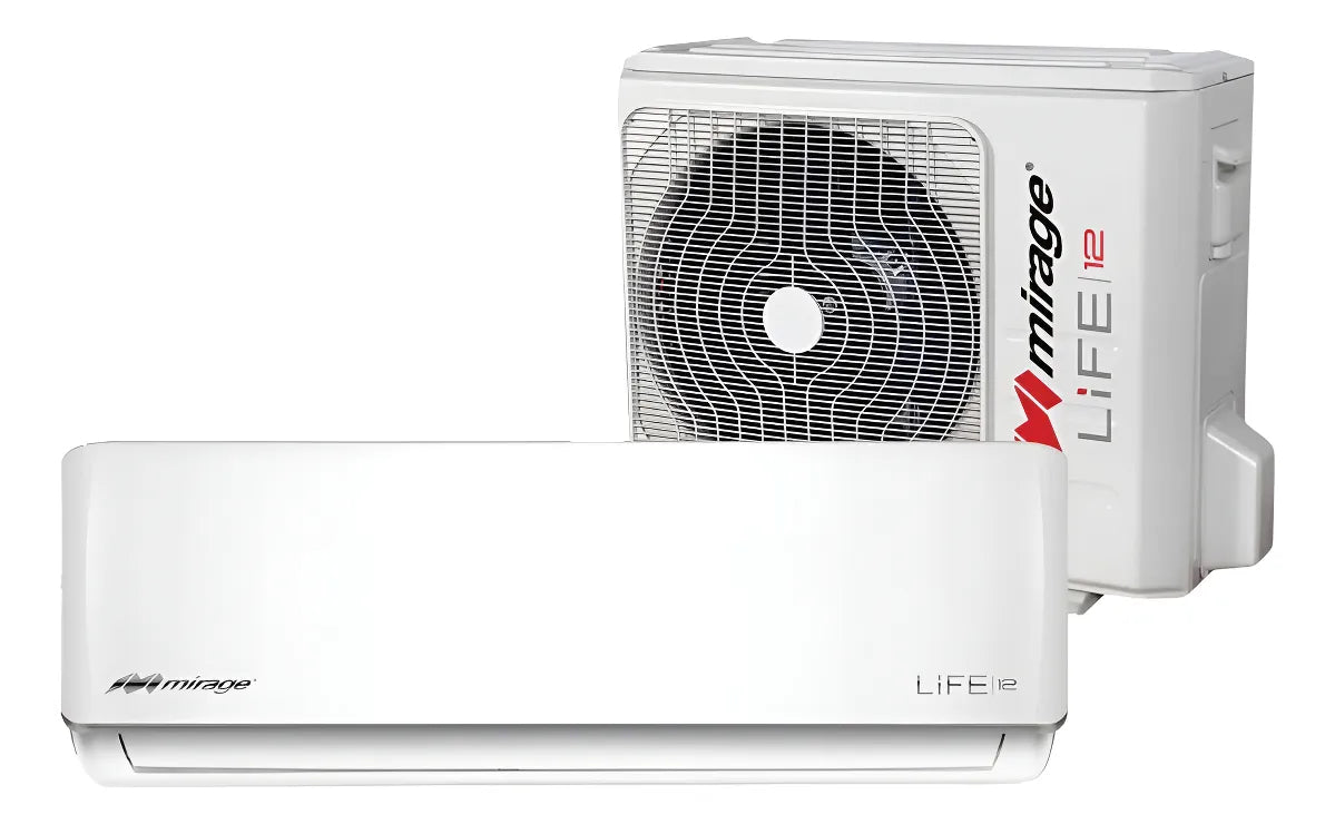 Minisplit Mirage CLC261T (LIFE12+, 2 Ton, 24,000 BTU, Frío/Calor, 220V)