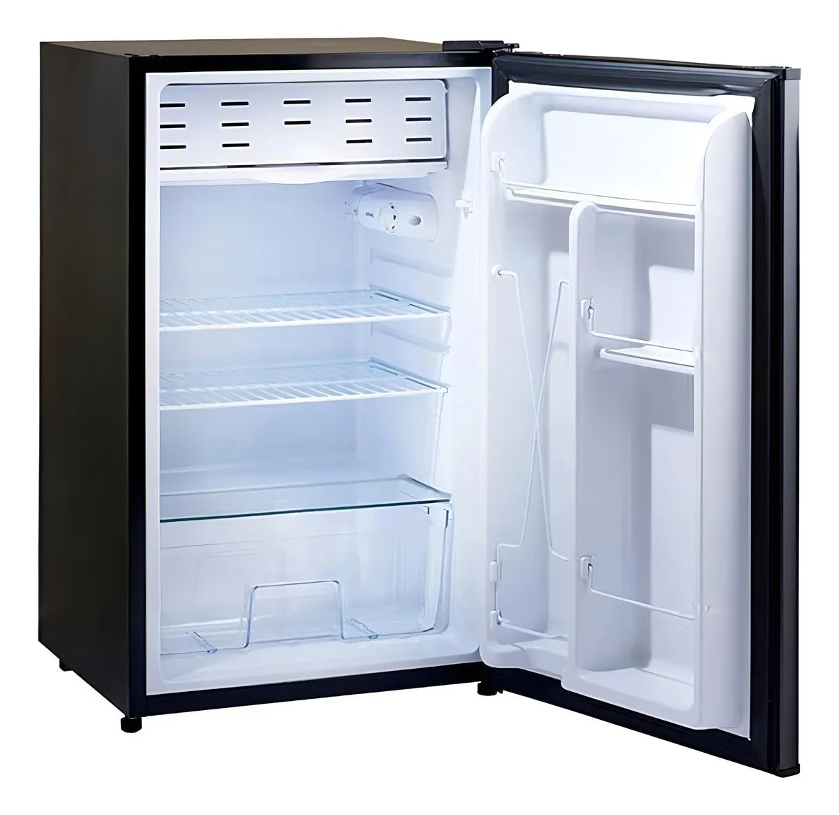 Refrigerador Frigobar Mirage Mrx33es Color Acero Inoxidable Oscuro Con Capacidad De 93l Acero Inoxidable Oscuro
