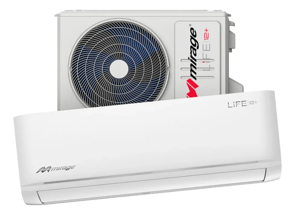 Minisplit Mirage CLC261T (LIFE12+, 2 Ton, 24,000 BTU, Frío/Calor, 220V)