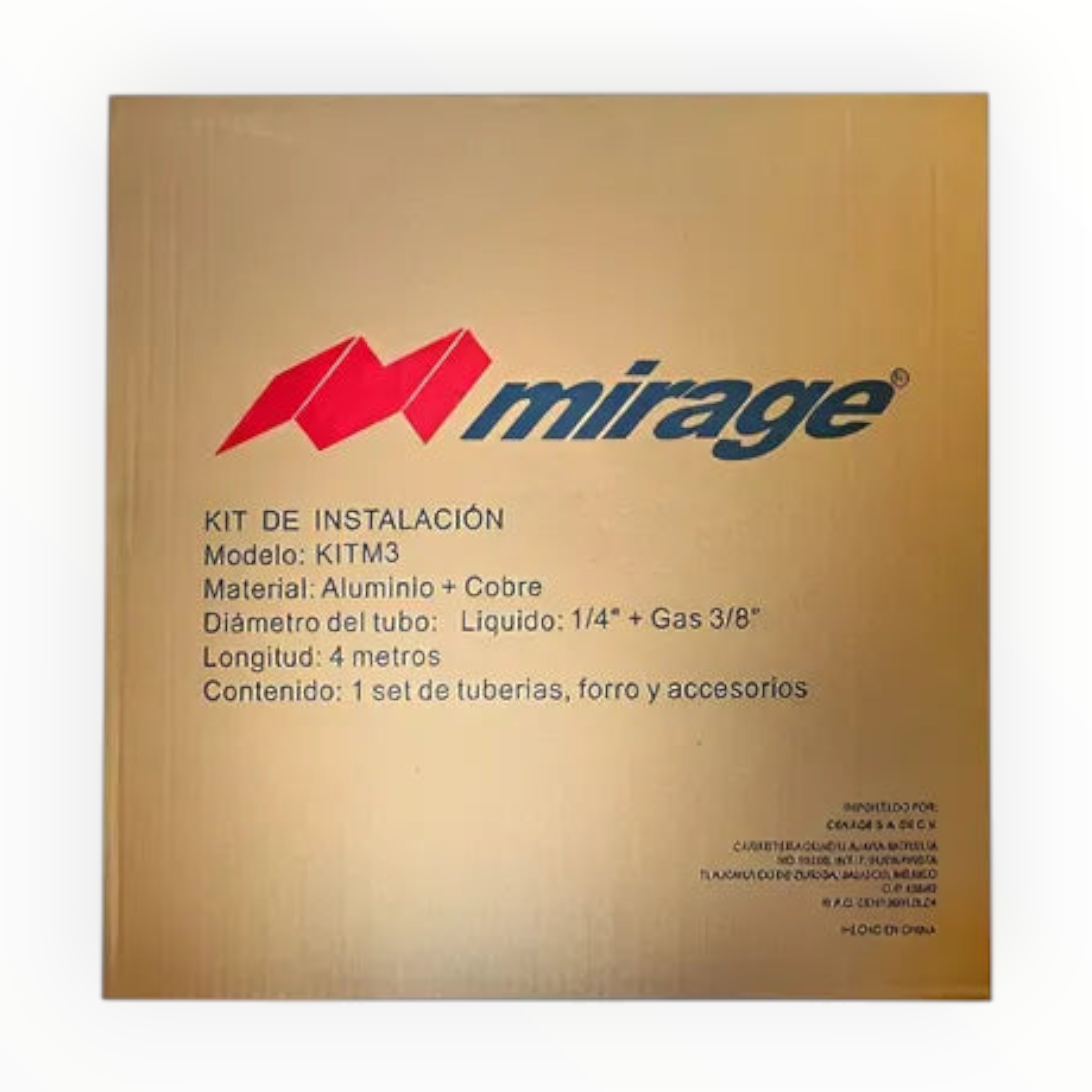Kit De Instalación Mirage 1/4 Y 3/8 (aluminio)