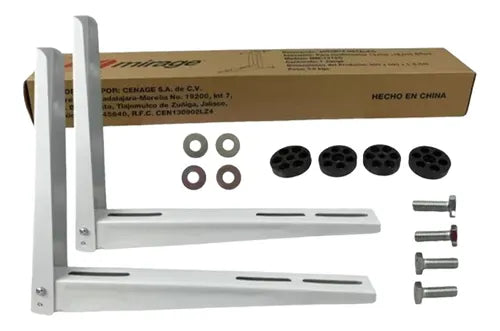 Base Soporte D Pared Para Condensadora Minisplit 1.5 A 2 Ton