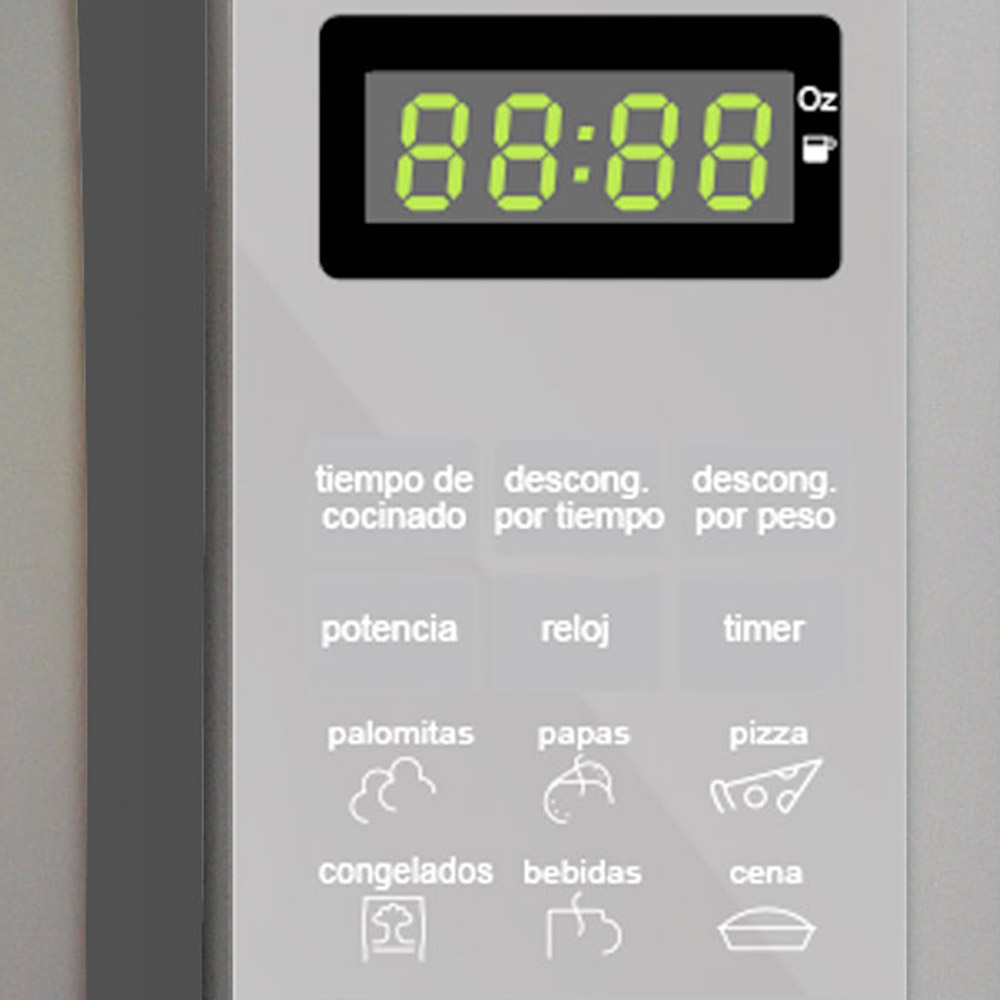 Microondas 0.7 cuft Silver Mabe - HMM70SEJ