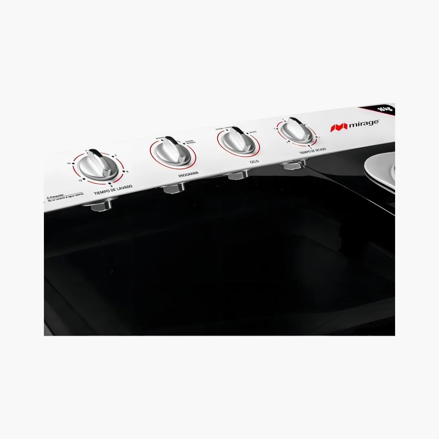 Lavadora Mirage Semiautomática Doble Tina | Lms016m 16 Kg Blanco