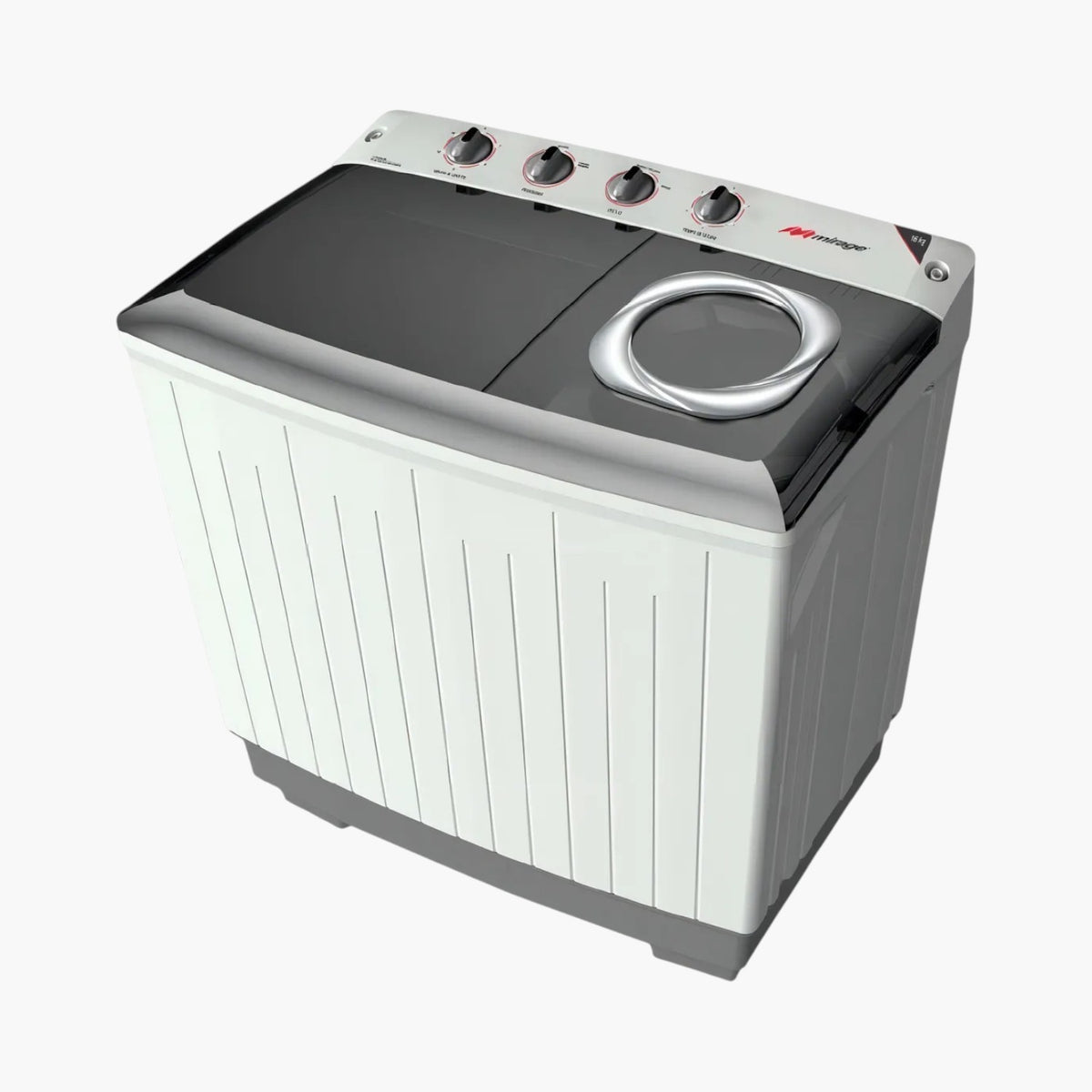 Lavadora Mirage Semiautomática Doble Tina | Lms016m 16 Kg Blanco