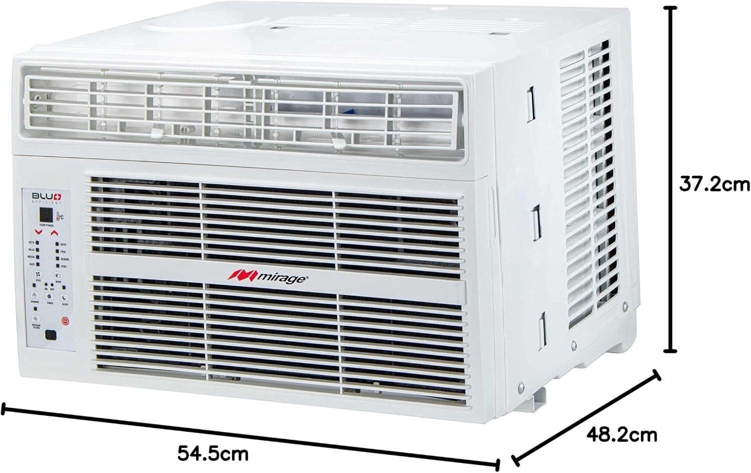 Aire Acondicionado Ventana Mirage Bluplus 12,000 Btus MACC1211N Solo Frio