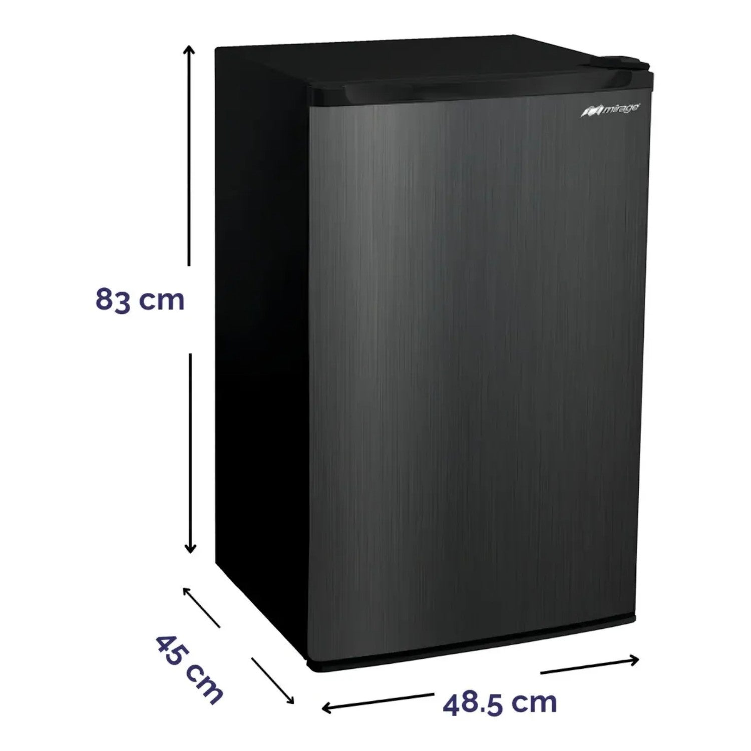 Refrigerador Frigobar Mirage Mrx33es Color Acero Inoxidable Oscuro Con Capacidad De 93l Acero Inoxidable Oscuro