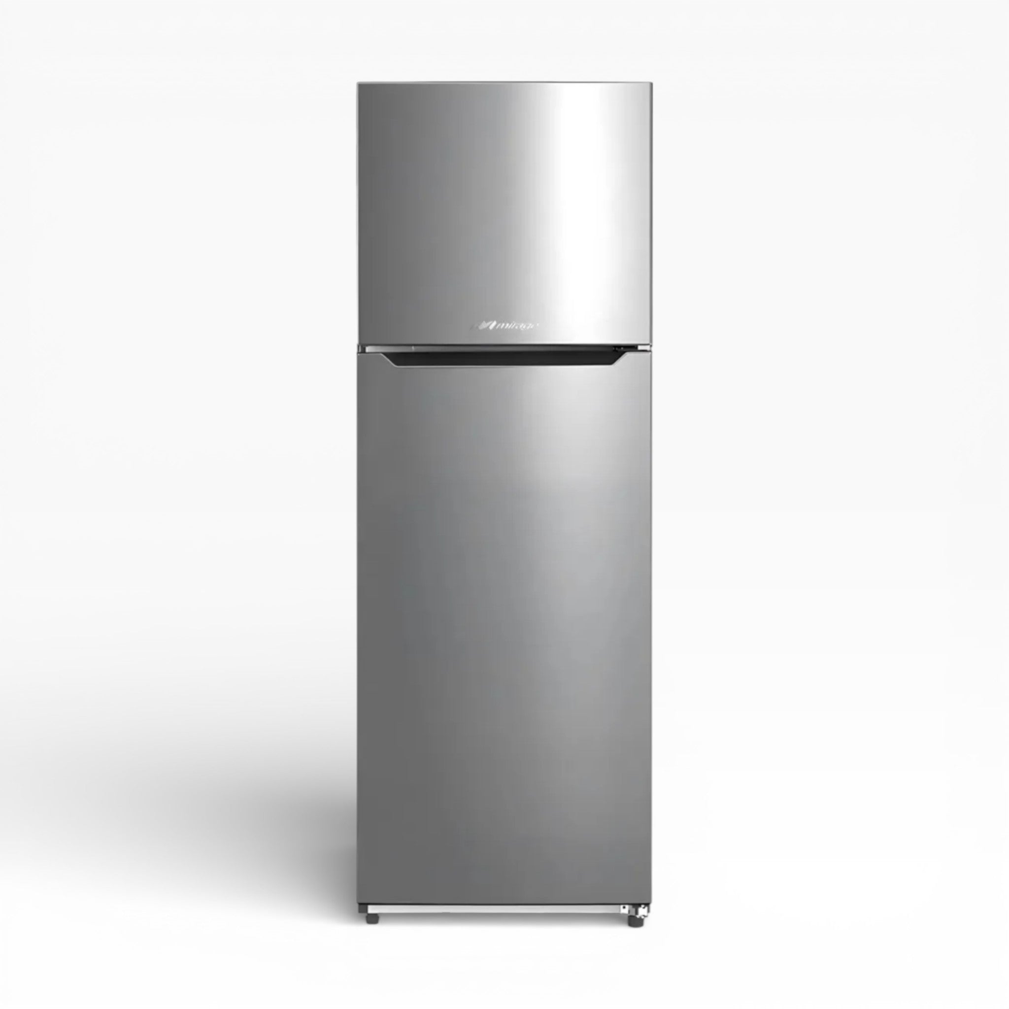Refrigerador De 10 Ft3 Mirage Acero Inoxidable Doble Puerta Gris