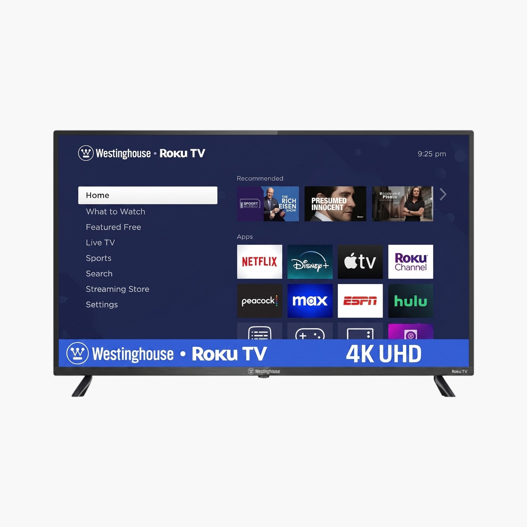 Pantalla Westinghouse Wr50ue4520 50 4k Uhd Roku Smart Tv