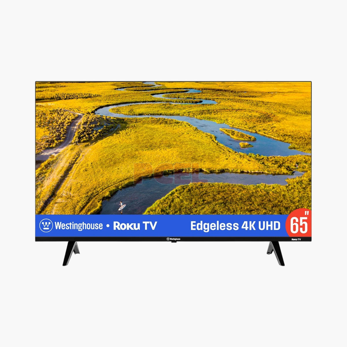 Televisión LED Smart TV Westinghouse WR65UE4520 de 65", Resolución 3840 x 2160 (Ultra HD 4K), Roku TV. Color Negro.