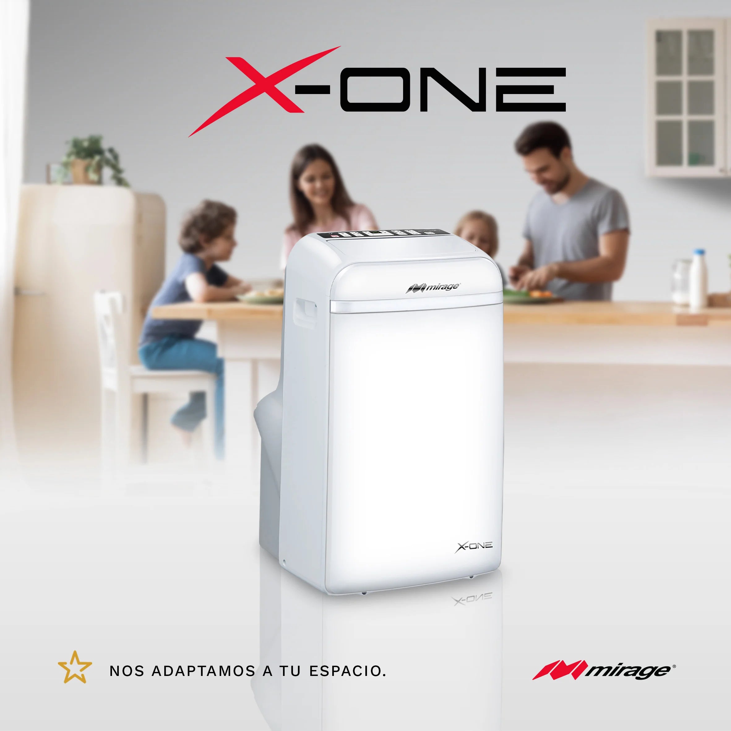 Aire Acondicionado Portátil Mirage X-ONE - 1.16 Ton, 110V, Frío y Calor (MAPS1411H)