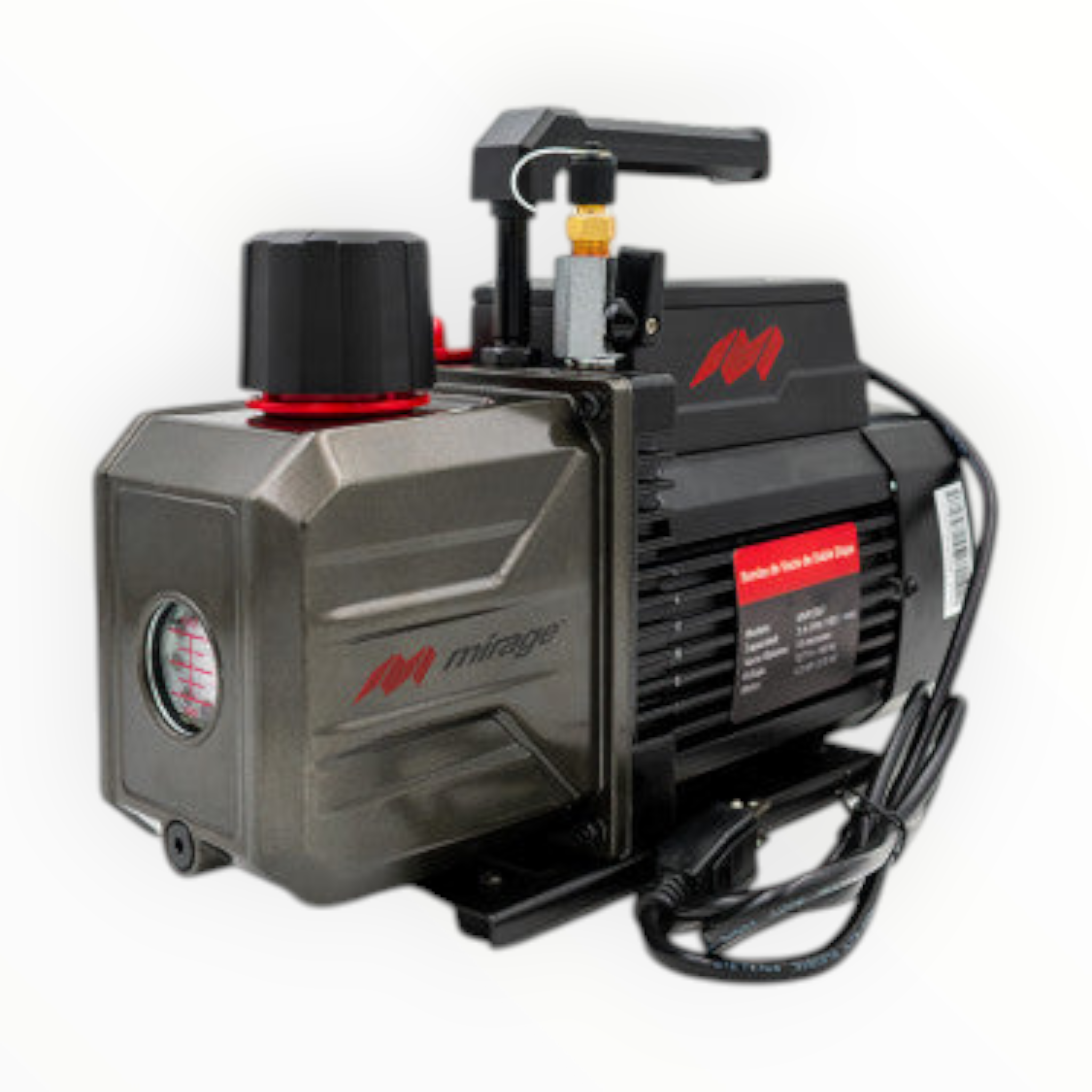 Bomba De Vacío 3.6 Cfm Mirage Dos Etapas Potencia 1/2 Hp Mvp