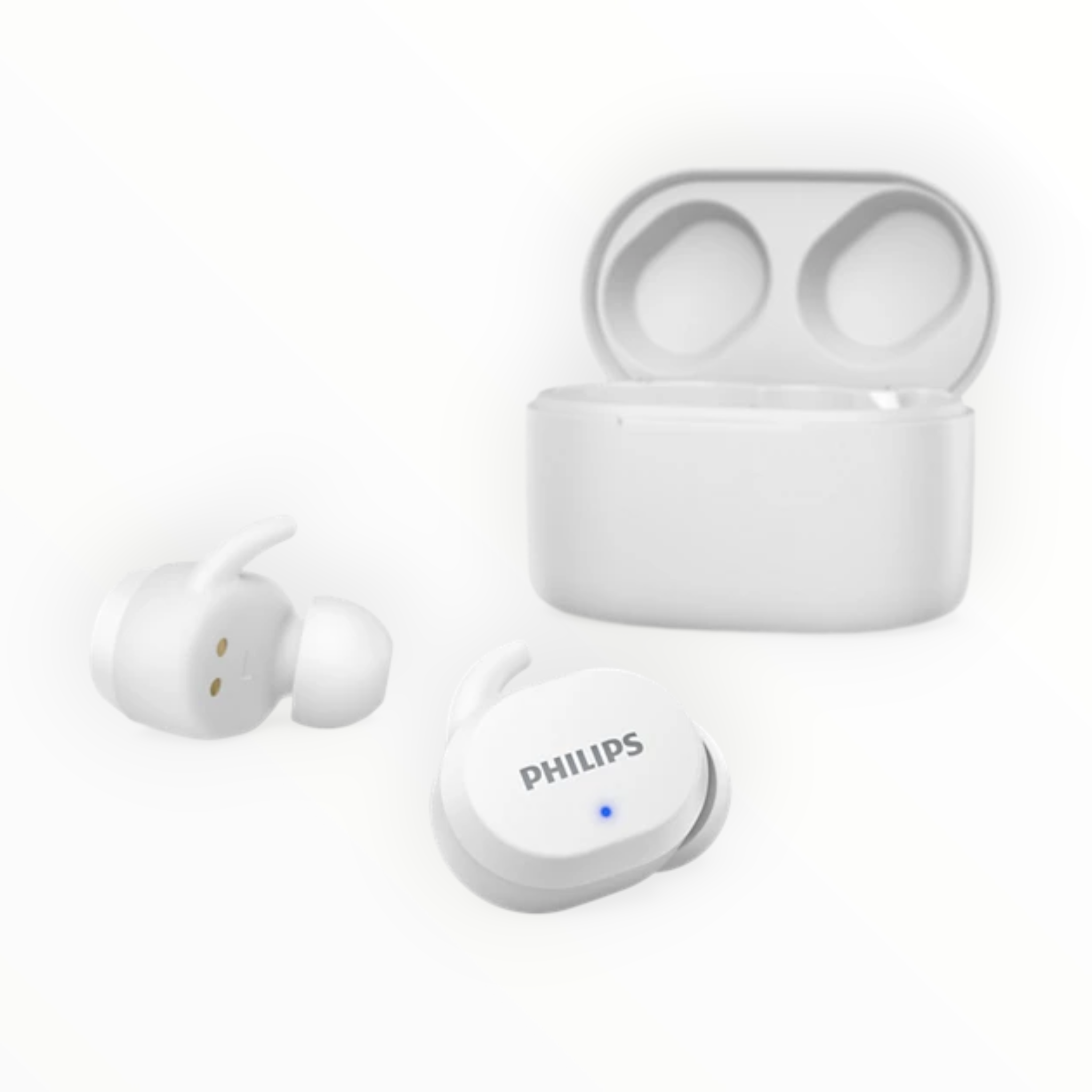 Audífonos Philips Tat3216wt/00 Tipo Dot Ipx5 Color Blanco